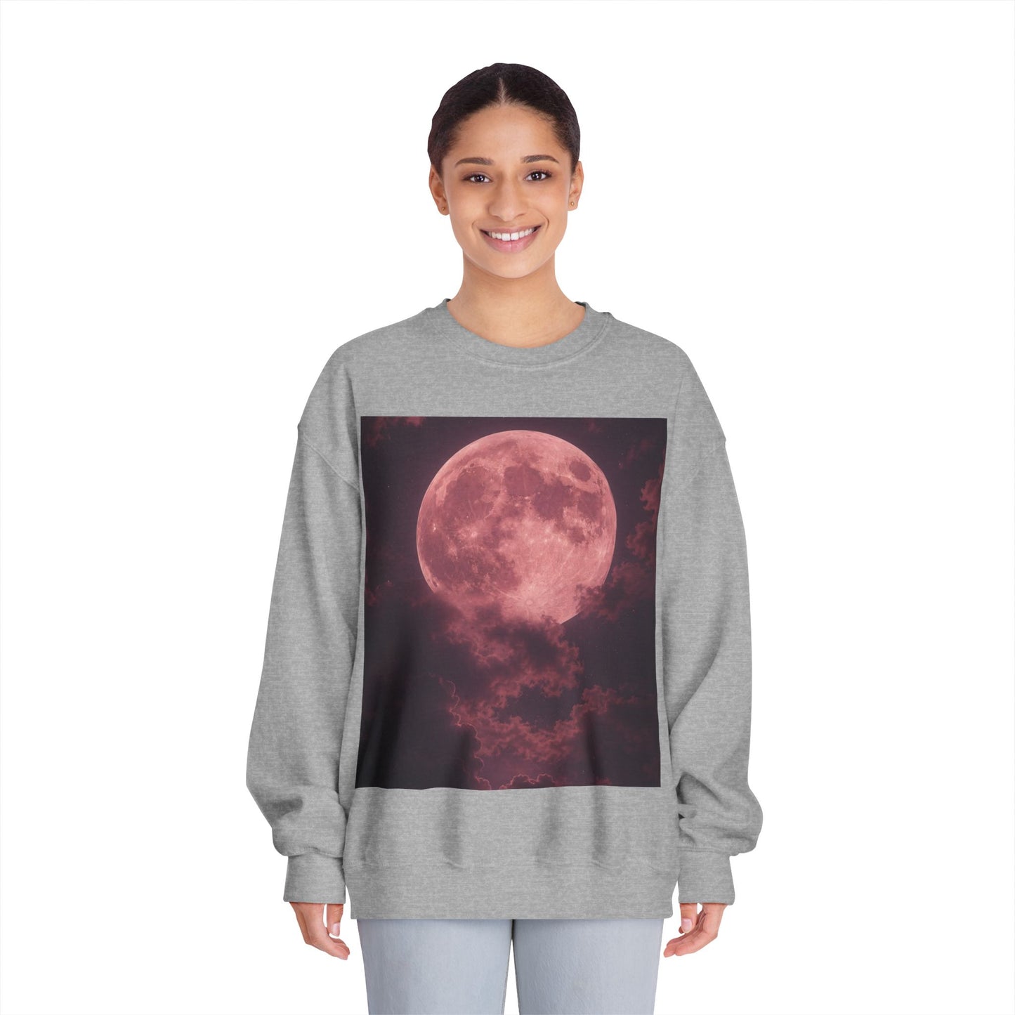 Unisex DryBlend Crewneck Sweatshirt comfortable outfit