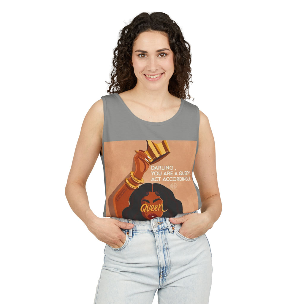 Tank Top|"Queen Energy" Tank Top — She Was Born to Wear the Crown